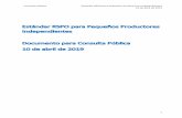 Estándar RSPO para Pequeños Productores Independientes … · 2019-04-26 · 1.3 Cómo obtener la certificación respecto al Estándar PPI La Unidad de Certificación para el Estándar