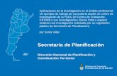 Secretaría de Planificación...Secretaría de Planificación Dirección Nacional de Planificación y Coordinación Territorial D2 - Criterios para la categorización de centros urbanos.