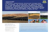 AGUA SOLAR DESALINIZACIÓN / PURIFICACIÓN CAROCELL …€¦ · y el calor extremo de la energía solar a través del panel compuesto que mejora la eliminación de gérmenes y los