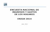 Encuesta Nacional de Ingresos y Gastos de los Hogares ...€¦ · Este documento contiene los principales resultados de la Encuesta Nacional de Ingresos y Gastos de los Hogares (ENIGH)