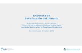 Encuesta de Satisfacción del Usuario - ArgentinaEncuesta de Satisfacción del Usuario Índice Introducción 3 Aspectos relevados 4 Ficha técnica 5 Capítulo 1. Evaluación general