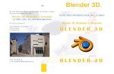 Diptico JUNIO 2011- BLENDER 3 D - penafiel.es · Blender 3D. Modelado y Texturado ¡ACÉRCATE!, TE INFORMAREMOS El aula se encuentra en: “EL CENTRO CULTURAL” Primera planta C