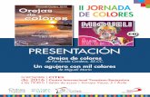 Cartel JORNADAS DE COLORES septiembre 2016 · 23 SEPTIEMBRE de 2016 a las 19:30 h PRESENTACIÓN CD. Title: Cartel JORNADAS DE COLORES septiembre 2016.indd Author: Diseño - Elena