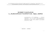 KIMYADAN LABORATORIYA I Laztu.edu.az/azp/curriculum/kimya/az/down/lab_ish.pdf · 2019-10-15 · mol mol q M Ca OH E Ca OH 37 2 2 2 2 Duzların ekvivalent kütləsi onların molyar