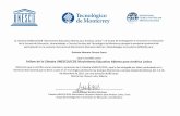 Doctorado Formación en la Sociedad del Conocimiento | … · o Tecnológico de Monterrey INTERNATIONAL COUNCIL FOR OPEN AND DISTANCE EDUCATION La Cátedra UNESCO/ICDE "Movimiento