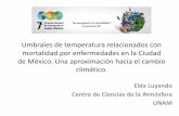 Presentación de PowerPoint - UNAM · 2017-10-19 · sistemas circulatorio y respiratorio. Datos: Clasificación Internacional de enfermedades (OMS) para el sistema circulatorio (I00