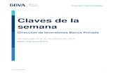 Claves de la semana - BBVA Trader · Claves Semanales 1 Claves de la semana ... Semana del 18 al 22 de febrero de 2019 Madrid, 18 de febrero de 2019 . Claves Semanales 2 ... los eventos
