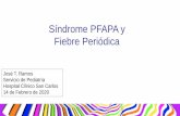 Síndrome PFAPA y Fiebre Periódica...Inmunodeficiencias. Inmunodeficiencia: Alteración de los mecanismos implicados en la respuesta inmunológica, incluida inmunidad innata . Inmunodeficiencias