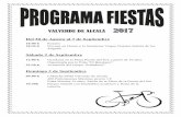 LIBRO DE LAS FIESTAS DE VALVERDE DE ALCALCA 2017 · 2017-08-25 · VALVERDE DE ALCALÁ 2017 Del 30 de Agosto al 7 de Septiembre 18:00 h Rosario 18:30 h Novena en Honor a la Santísima
