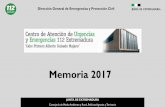 Memoria 2017 - Extremadura · JUNTA DE EXTREMADURA Consejería de Medio Ambiente y Rural, Políticas Agrarias y Territorio Memoria 2017 Dirección General de Emergencias y Protección