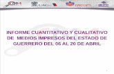 Presentación de PowerPoint · Diario de Taxco-Iguala 63 Diario Puntual 4 Total 1680. 8 Tipo de información Número de aparición Nota informativa 1525 Foto-nota 59 Opinión/Análisis