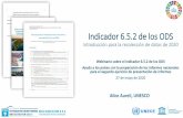 Indicador 6.5.2 de los ODS · Guía para la presentación de informes. en virtud del Convenio del Agua y como contribución el indicador 6.5.2 de los ODS. Contenido de los informes