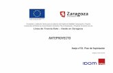 ANTEPROYECTO - Zaragoza · Consultoría y Asistencia Técnica para la redacción del Estudio de Viabilidad, Anteproyecto, Proyecto Constructivo de Referencia, Documentación Ambiental,