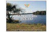 Memoria 2003 - iiap.org.pe · IIAP Instituto de Investigaciones de la Amazonía Peruana Av. Abelardo Quiñones km 2.5 Apto. 784, Iquitos - Perú Telfs: (065) 265515 - 265516 Fax: