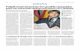 Lunes 3 de abril de 2017 l Heraldo de Aragón ESPAÑA · 24 l Lunes 3 de abril de 2017 l Heraldo de Aragón ESPAÑA Puigdemont menciona tres posibles preguntas para un referendo independentista