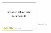Situación del mercado de la vivienda - Bankia · En Madrid se ha registrado un ligero aumento del stock (591 viviendas), relacionado con el repunte constructor, pero su stock relativo