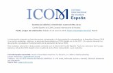 ASAMBLEA GENERAL ORDINARIA ICOM ESPAÑA 2019. Fecha y … · 2019-08-13 · en la página web de ICOM España ( ) y mediante la newsletter que se envía a los socios con información