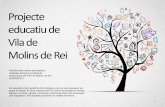 Projecte educatiude Vila de Molins de Rei · 2018-05-10 · Projecte educatiude Vila de Molins de Rei Resultat dels tallers participatius realitzats durant la jornada de presentació