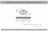 MARTES 22 DE OCTUBRE DE 2019 GACETA NO. 101congresodurango.gob.mx/Archivos/LXVIII/GACETAS/Gacetas... · 2019-10-25 · 6 c. sesiÓn ordinaria h. lxviii legislatura del estado primer