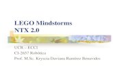LEGO Mindstorms NTX 2 - Kryscia Ramirez · Partes del NXT 2.0 Se puede utilizar en modo de sensor de luz: En este modo, actúa como el sensor de luz antigua. Devuelve un valor de