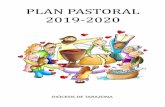 PLAN PASTORAL 2019 2020 - Diócesis de Tarazona€¦ · PRESENTACIÓN DEL SR. OBISPO Permitidme que inicie este plan pastoral con la confesión de mi profunda admiración hacia todos