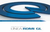 LÍNEA ROMI GL...Inversiones continuas en investigación y desarrollo dan como resultado productos de alta tecnología. ... Capacidades Gráﬁcos de Potencia R O M I G L 2 4 0 (*)