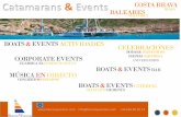 COSTA BRAVA BALEARES BOATS &EVENTS ACTIVIDADES ... · tarifas 2018 roses palma de mallorca jornada horario capacidad 01/01 –31/05 15/10 –31/12 01/06 –30/06 17/09 –14/10 01/07-16/09