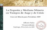 Presentación de PowerPoint - SONAMI La Pequena y Mediana... · Participación de la producción de cobre de Chile en el mundo Importancia de la Producción Chilena de Cobre En porcentajes