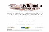 Wikimedia · 2 L’ús de contingut multimèdia, com ara imatges i vídeos, ha obligat també a desenvolupar unes normes d’ús i recomanacions per a tenir en compte els permisos