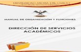 DIRECCIÓN DE SERVICIOS ACADÉMICOS · 2019-10-16 · 8 Técnico en Emisión de Documentos Académicos 1 Unidad de Registro Central y Estadística Académica 9 Especialista en Registro