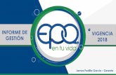 INFORME DE VIGENCIA GESTIÓN - EPQ · 2019-08-29 · informe de gestiÓn 2018 - empresas pÚblicas del quindÍo –epq s.a. e.s.p. composiciÓn junta directiva empresas pÚblicas