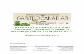 Reglamento Oficial de Bases - Gastronomía y Cía...Reglamento de Bases, por el que se rige el 3º Campeonato Regional de Jóvenes Cocineros de Canarias 2016 - Gran Premio Binter “La
