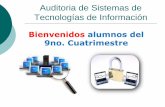 Auditoria de Sistemas de Tecnologías de Informaciónomartellez.com/wp-content/uploads/2015/06/Introducción...Auditoria de Sistemas de Tecnologías de Información (2) Dicho en otras