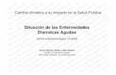 Situación de las Enfermedades Diarreicas AgudasTendencia secular de incidencia de diarrea aguda por años. Perú1999-2007 Morbilidad General 0.00 20.00 40.00 60.00 80.00 100.00 120.00