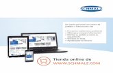 Tienda online de - Schmalz · 2018-02-06 · página web al equipo de E-Commerce: T: +49 7443 2403-606 e-commerce@schmalz.de Encuentre el interlocutor correspondiente a su país Mantenemos