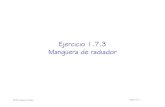 Ejercicio 1.7.3 Manguera de radiadorcad3dconsolidworks.uji.es/.../Ejercicio_1_7_3.pdf · 2019-10-14 · © 2018 P. Company y C. González Ejercicio 1.7.3 / 2 Tarea La manguera del
