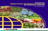 Precios en MERCADOS INTERNACIONALES · 2020-03-04 · MERCADOS INTERNACIONALES. REPÚBLICA DEL PER ... Esta publicación, brinda información de precios en mercados mayoristas de