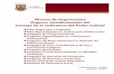 Manual de Organización - poderjudicialchiapas.gob.mx · Interior del Consejo de la Judicatura, se expide el presente Manual de Organización de los Órganos Jurisdiccionales del
