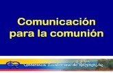 Comunicación para la comunión€¦ · Difundir y animar la vida de la CER ante la Vida Religiosa del Ecuador, la Iglesia y la sociedad, siguiendo la invitación “Salgamos aprisa