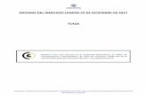 INFORME DEL MERCADO LANERO 22 DE DICIEMBRE DE 2017 … · 2017-12-22 · Comentarios y Cotización de la Unión de Consignatarios y Rematadores de Lana del Uruguay miembro de la Cámara