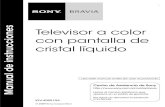 Televisor a color Manual de instrucciones con pantalla de ...docs.sony.com/release/KLV40S510A_ES.pdf · 6 Procedimientos iniciales Configuración de su televisor Algunos modelos de