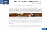 No 19 Nota de Información y Análisis · 2018-09-06 · Nota de Información y Análisis No 1 Nota de Información y Análisis | Setiembre 2018 19 Setiembre 2018 PRESUPUESTO PÚBLICO