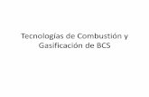 Tecnologias de Combustión y Gasificacion de BCSrembio.org.mx/wp-content/uploads/2015/01/Curso-BCS-5.pdfCombustión directa de sólidos Sobre parrilla fija (de barrotes, de losetas)