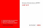 Grupo Financiero HSBC Información Financiera al 30 de ... · 30 de septiembre del 2016. Para el periodo enero-septiembre 2017 bajo IFRS, la utilidad neta excluyendo efectos no recurrentes