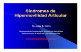 Síndromes de Hipermovilidad Articular€¦ · Hiperlaxitud Articular en Chile ! El 15% de la población tiene Hipermovilidad Articular (HMA) sin síntomas, pero el 40% tiene SHA,