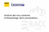 Anàlisi del nou sistema d’etiquetatge dels pneumàticssaladepremsa.racc.cat/wp-content/uploads/2012/10/dp... · 2012-10-18 · L’etiquetatge d’eficiència energètica no es