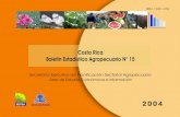 Costa Rica Boletín Estadístico Agropecuario N° 15 · Este documento recopila las principales variables de información básica dando continuidad a la serie ... Producto Interno