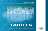TARIFAS Y MÉTODOS PARA DETERMINAR LOS …C12-3/1: Políticas tarifarias, modelos de tarifas y métodos para determinar los costes de los servicios de las redes de telecomunicaciones