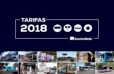 Tarifas 2018 Exterion Media web/media/files/es/tarfias...TARIFAS 2018 PANTALLAS DIGITALES Be Digital Circuito Total 15 2.425 € 36.380 € Circuito Madrid 11 2.535 € 27.895 €