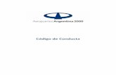 Código de Conducta - Aeropuertos Argentina 2000 · Este Código de Conducta es una herramienta importante para alcanzar nuestros objetivos y resultados. Su propósito es brindar